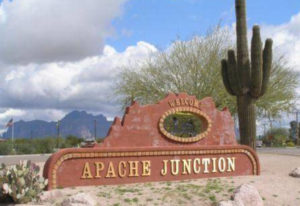 apache junction city sign