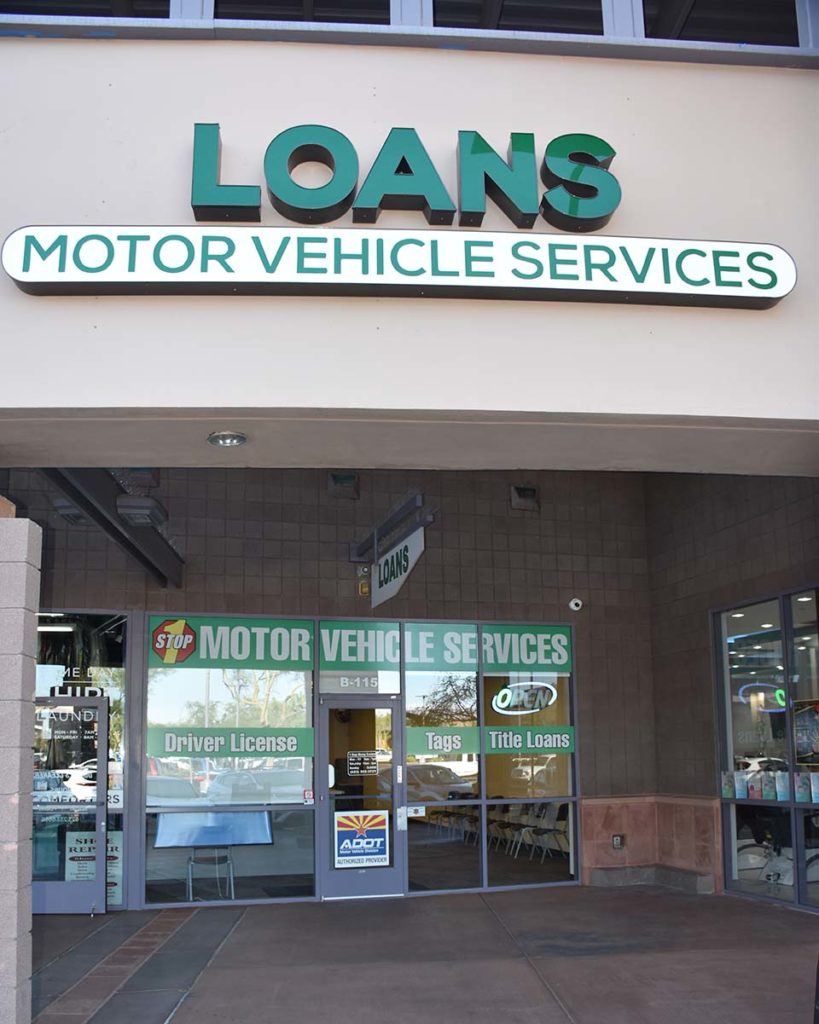1 Stop Title Loans and Motor Vehicle Services in Anthem Arizona